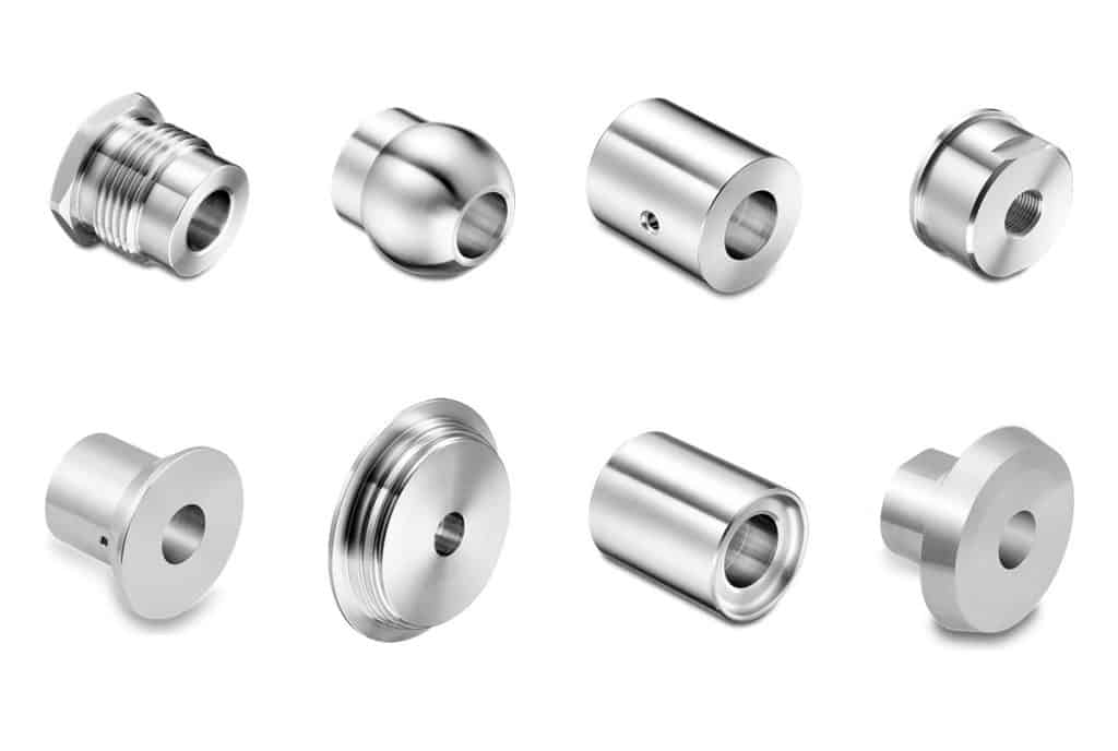 Brett utbud av hygieniska processadaptrar